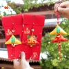 Cultural and creative wealth abundance sachets, hand-sewn wealth triangle lucky bags, wealth sachets, lucky bag pendants, peace amulets details Picture